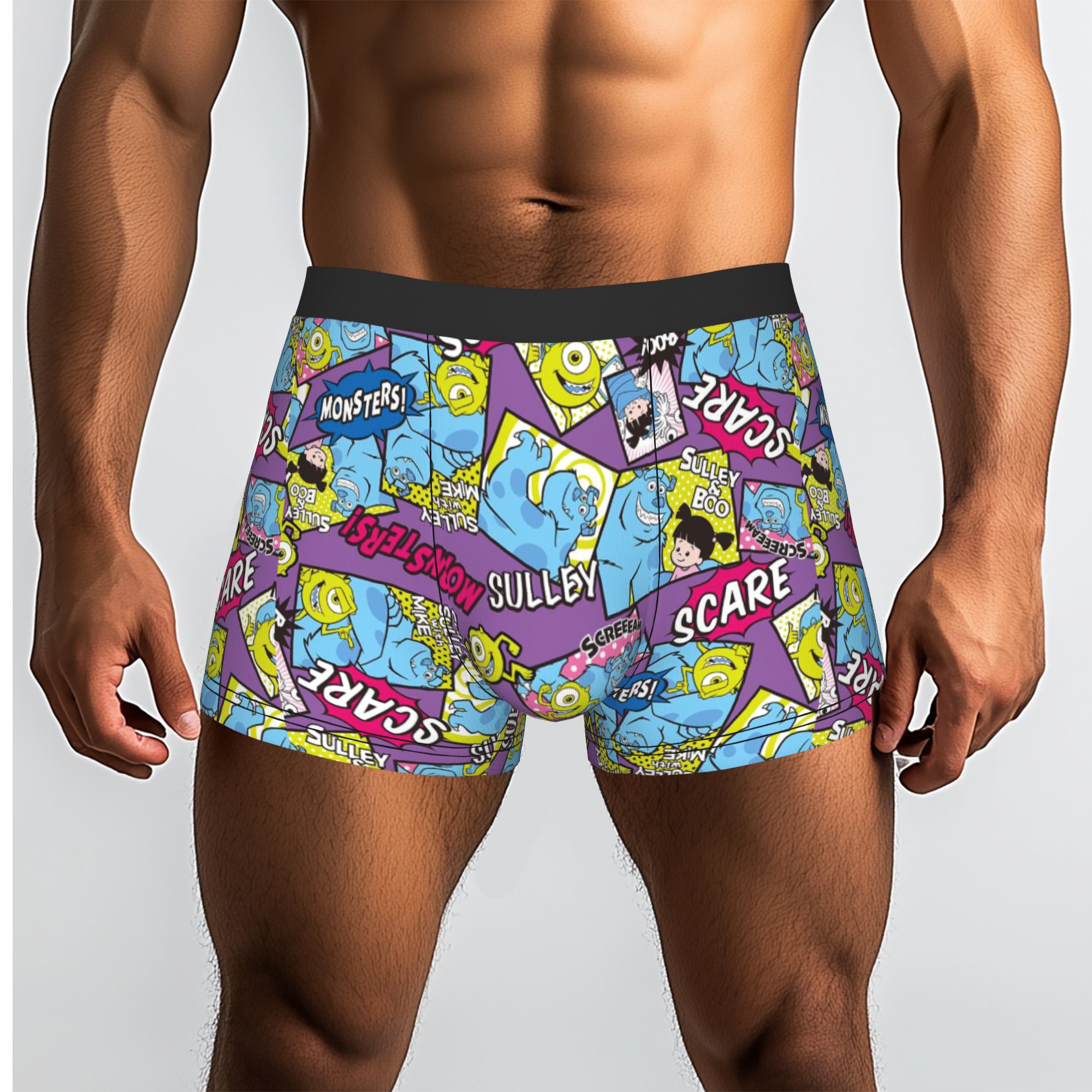 Men'S Fashion University - Calzoncillos tipo bóxer personalizados de M-Monsters