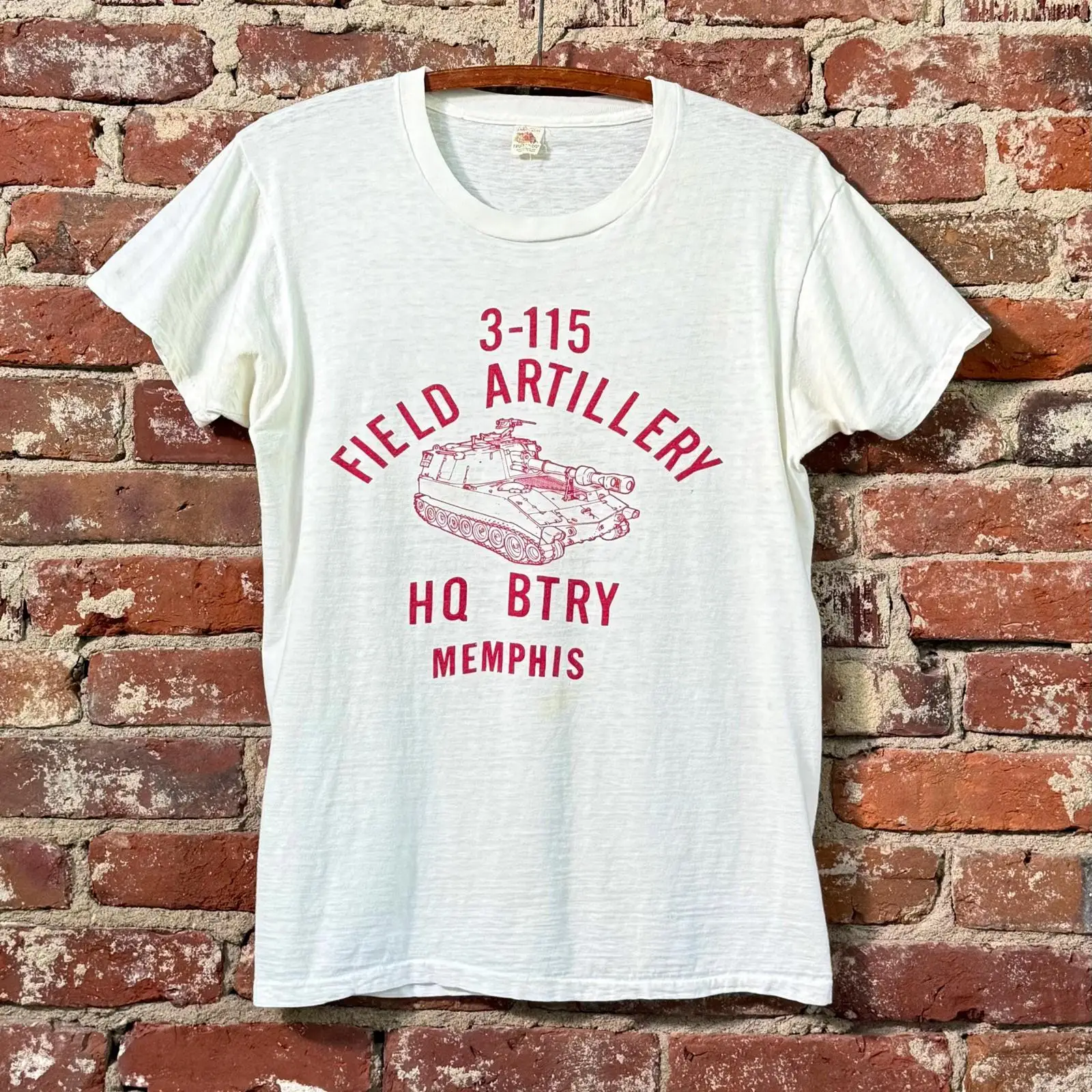Men'S Fashion 1960S - Camiseta vintage de la artillería de