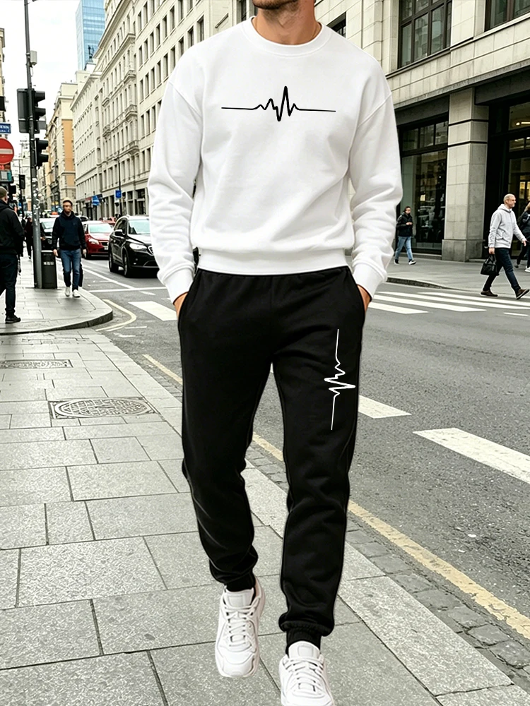 Men'S Fashion Outfits 2026 - Conjunto de Sudadera para Hombre, Nuevo