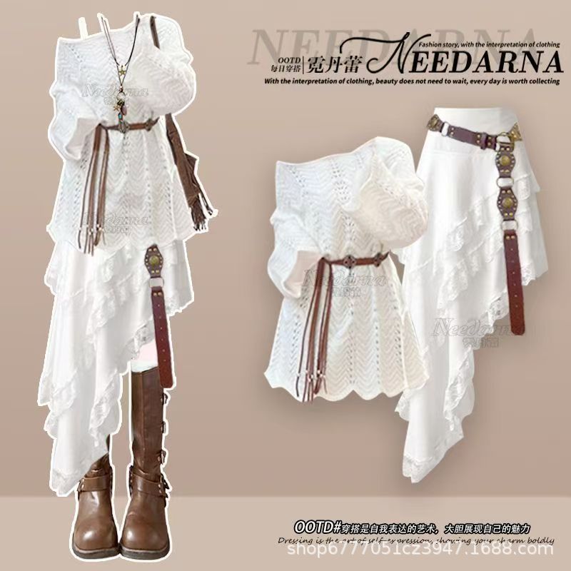 Men'S Fashion Line - Conjunto de dos piezas para mujer,