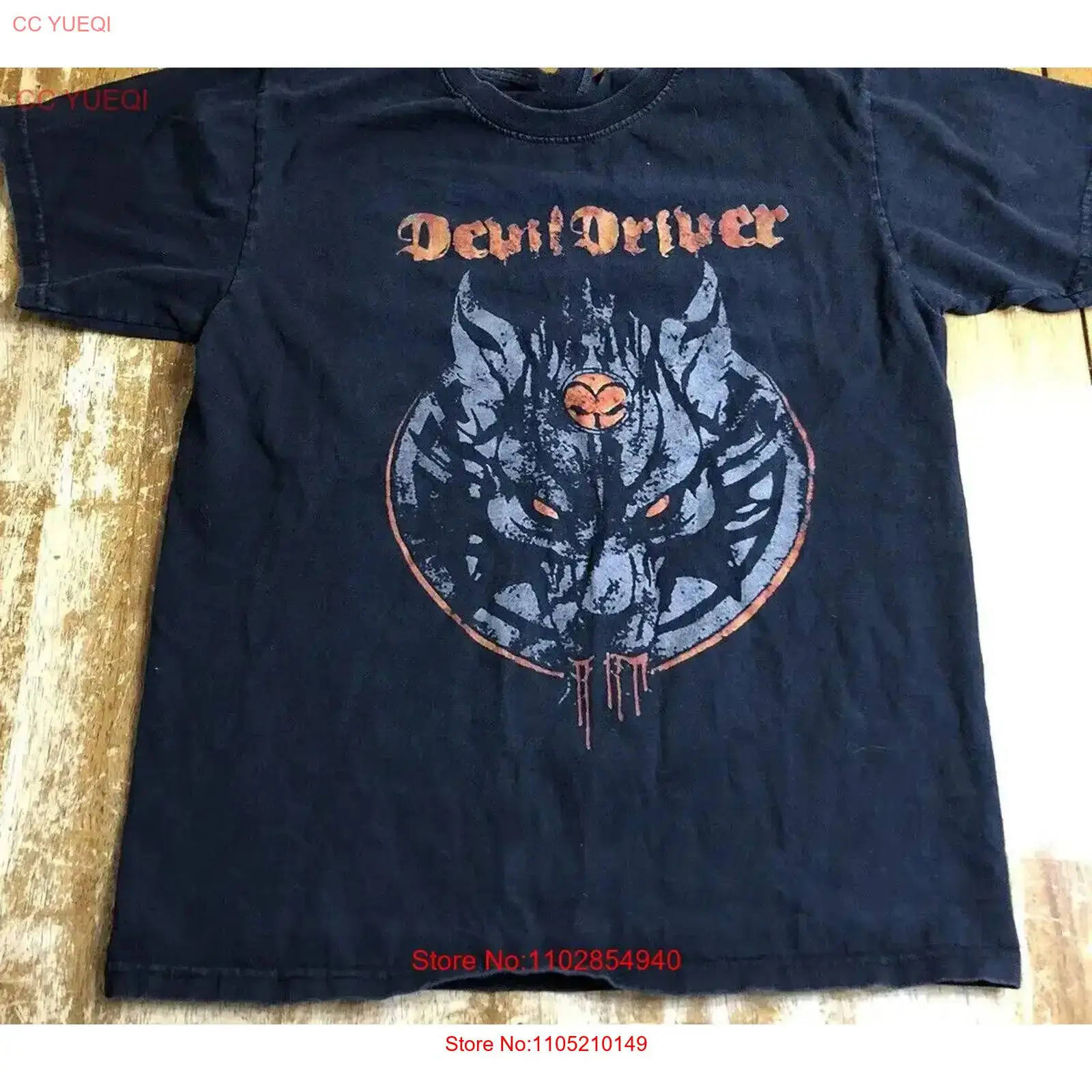 Mens Fashion Black Shirt - Devildriver camiseta invierno mata negro todas