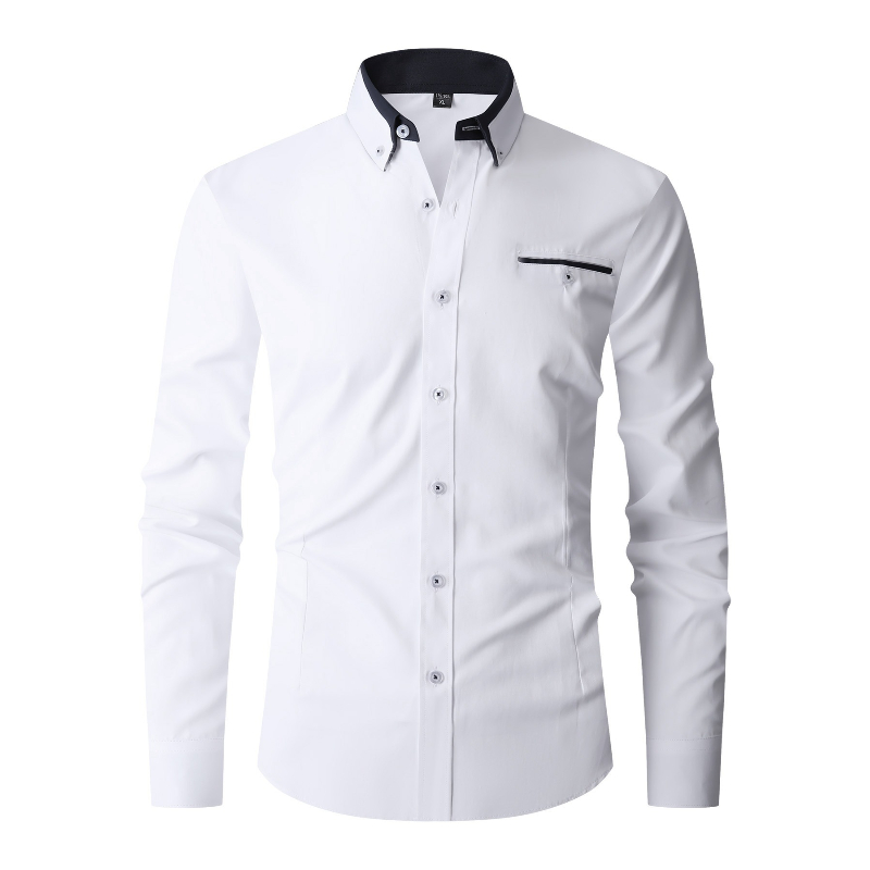 Men'S Fashion Formal - Camisa Formal de Hombre, Manga Larga,