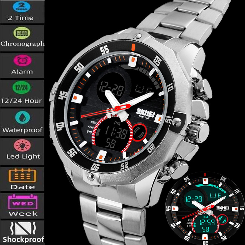 Men'S Fashion Zone - SKMEI-Relojes de pulsera deportivos para hombre,