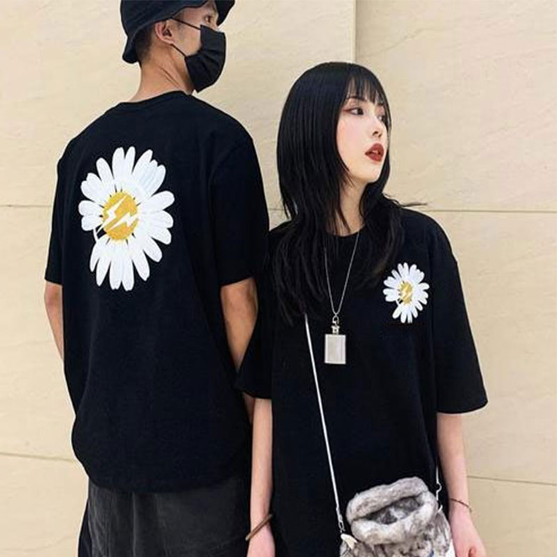 Men'S Fashion Korea - Camiseta de algodón de manga corta