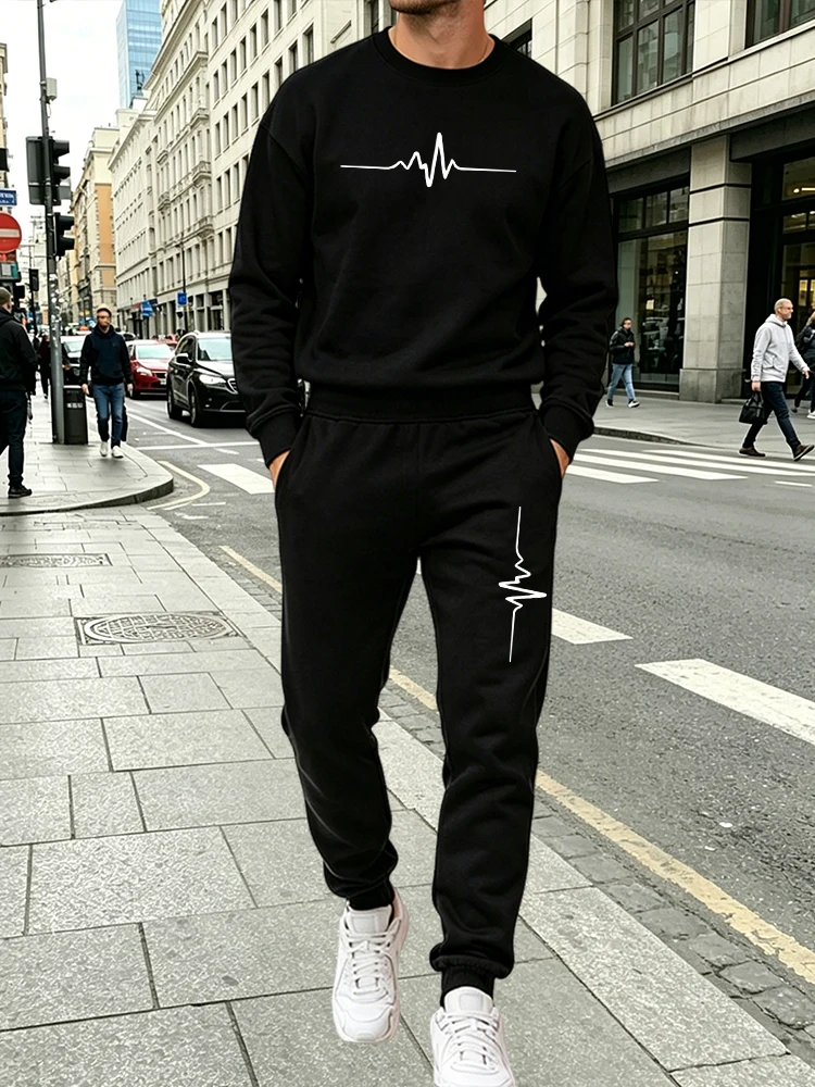 Men'S Fashion Outfits 2026 - Conjunto de Sudadera para Hombre, Nuevo