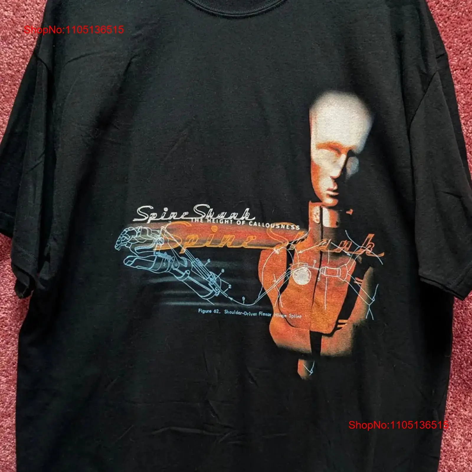 Mens Fashion Black Shirt - Spineshank la altura de la callosidad
