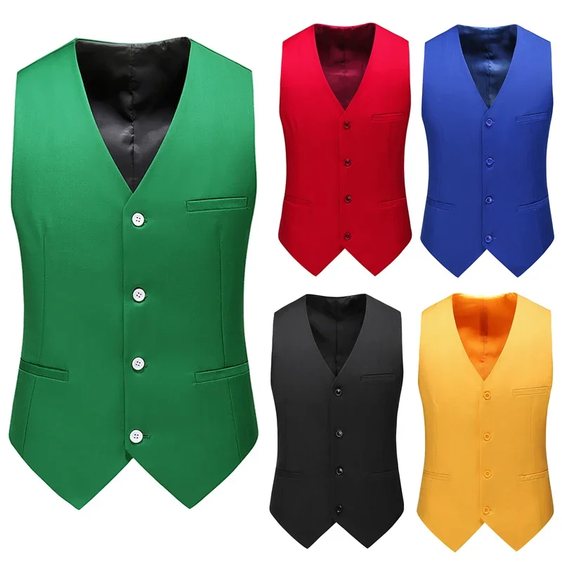 Formal Waistcoat Vest - 17 colores Boutique moda Casual Color