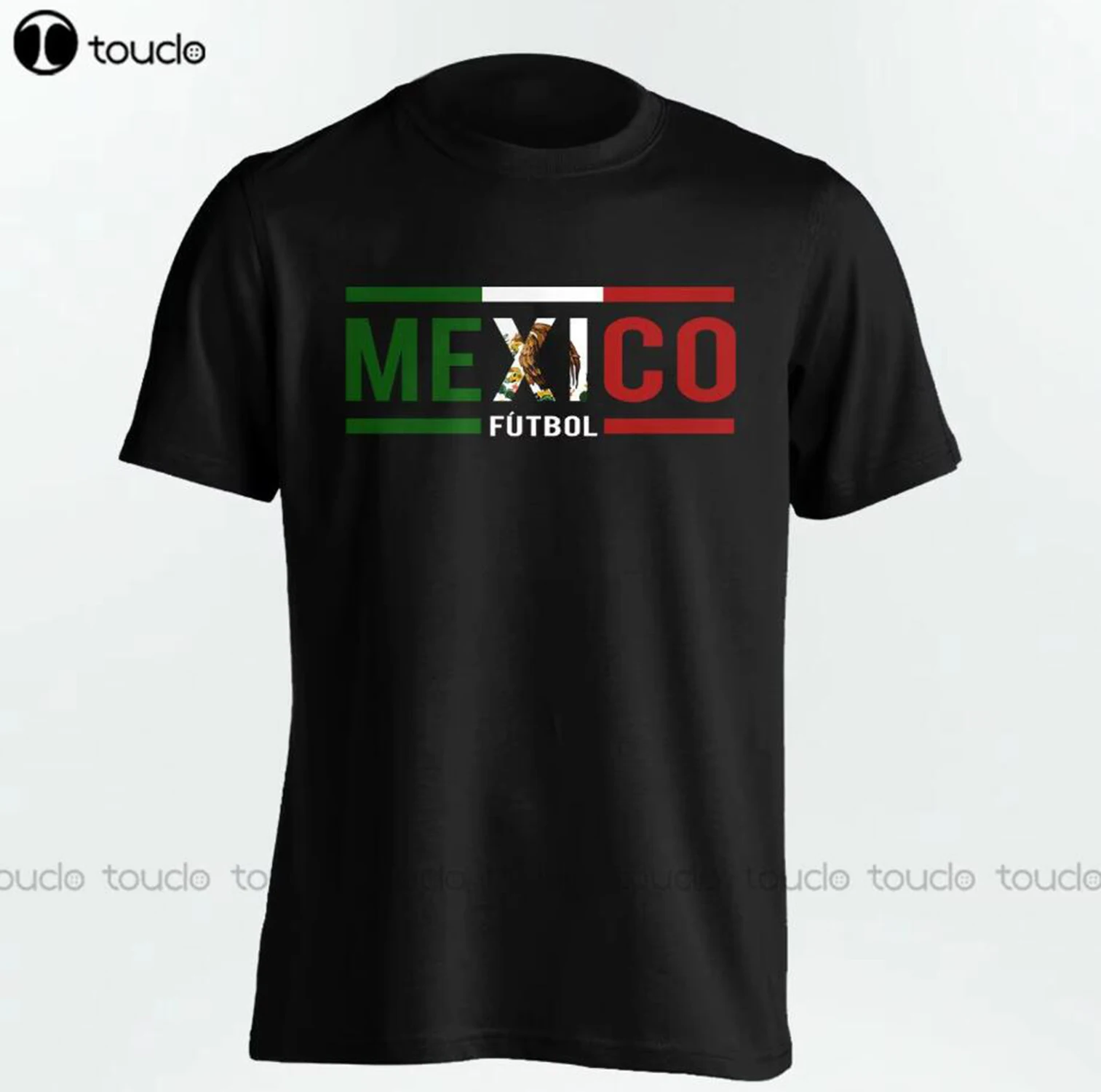 Mens Fashion Mexico - Camiseta negra de futbolista de México