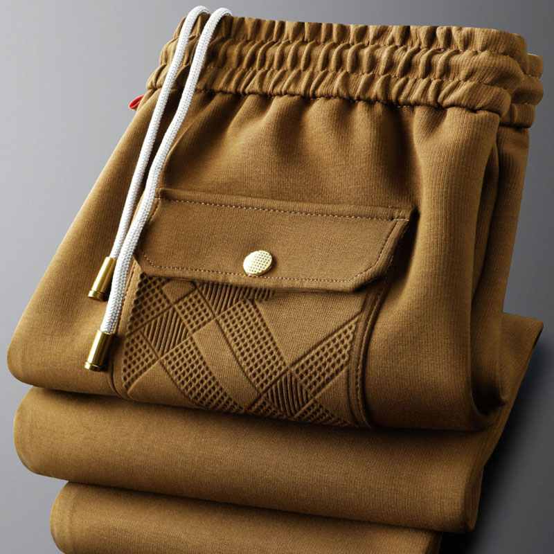 Men'S Fashion Khaki Pants - Pantalones de chándal informales para hombre,