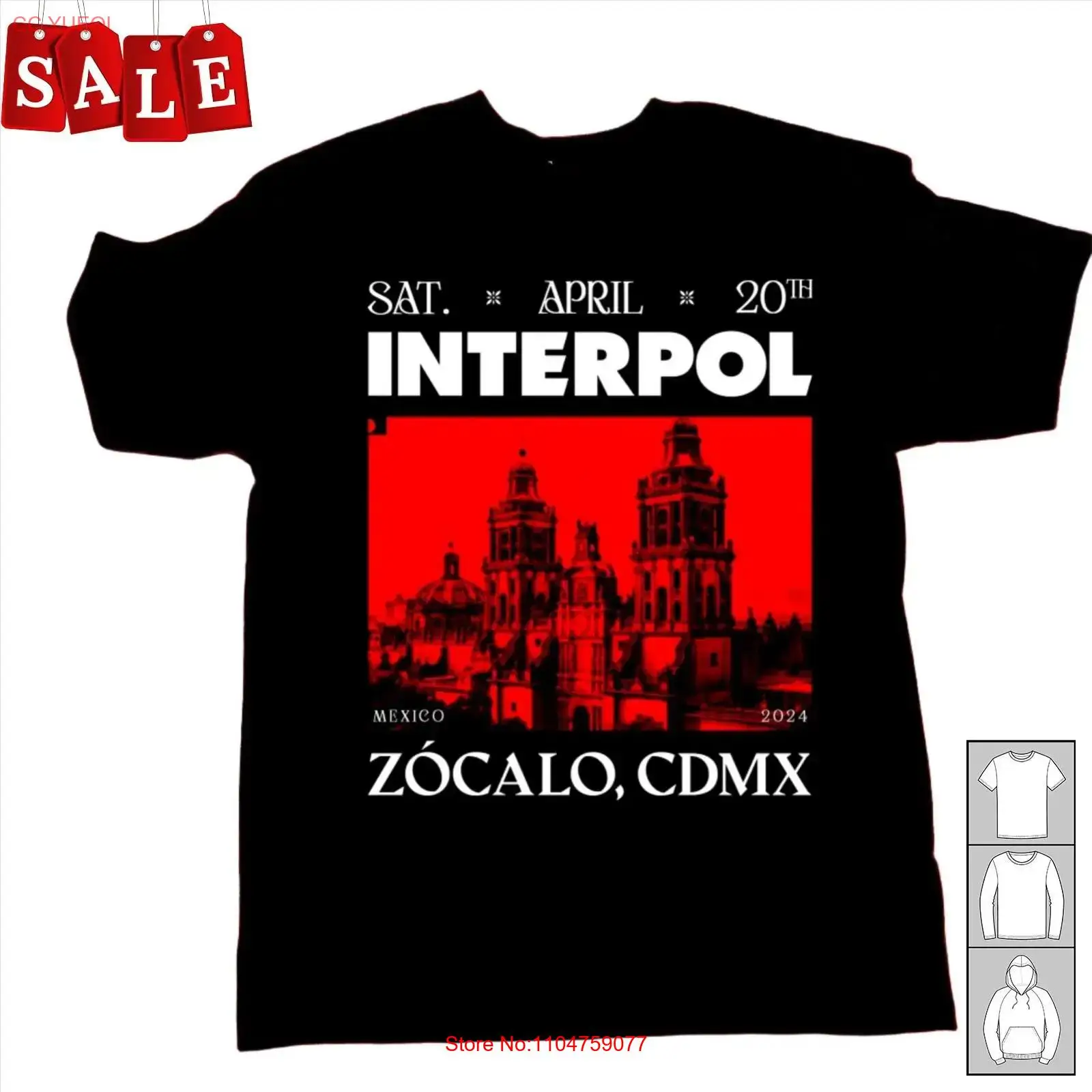 Mens Fashion Mexico - Camiseta Hot Interpol México Zócalo CDMX