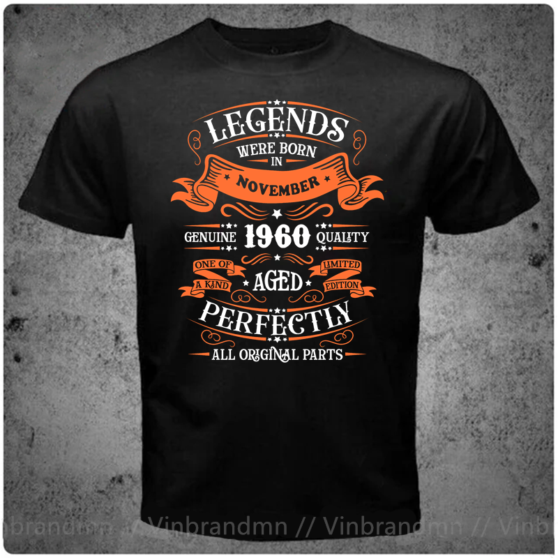 Men'S Fashion 1960S - Camiseta de leyendas nacidas en 1960