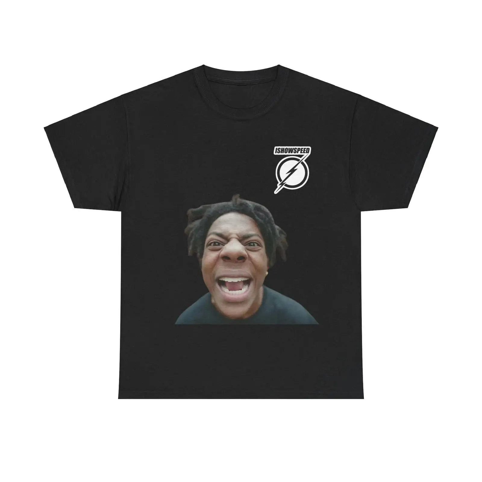 Men Fashion Youtuber - Camiseta IShowSpeed Merch Youtuber vintage lavada