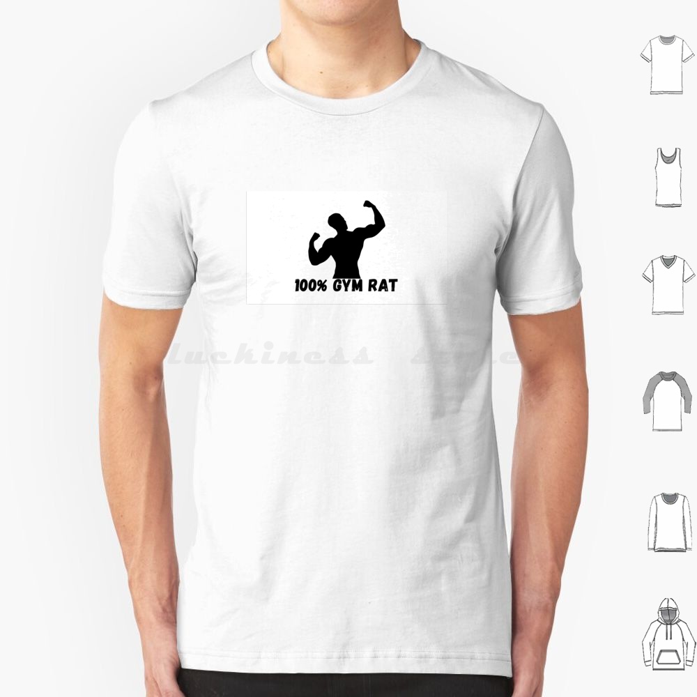 Muscle Tee Workout - 100% gimnasio rata camiseta algodón hombres