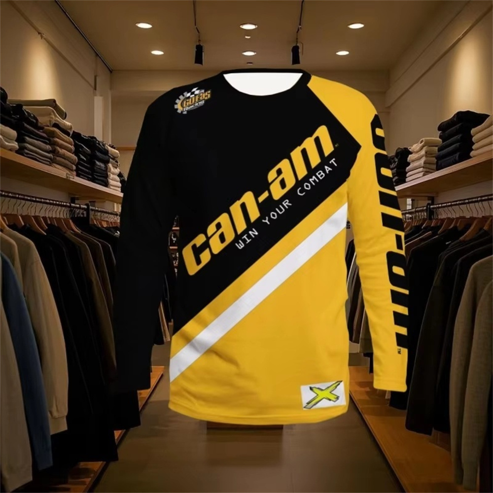 Mens Fashion Clothes - Camiseta de manga larga con cuello