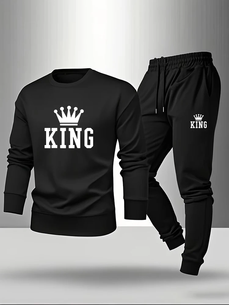 Men'S Fashion Outfits 2026 - Conjunto de Sudadera y Pantalones Deportivos