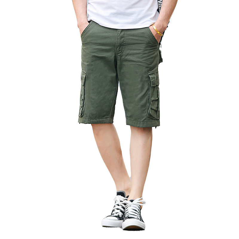 Men'S Fashion Loose Pants - Pantalones Cortos Cargo para Hombre, Moda