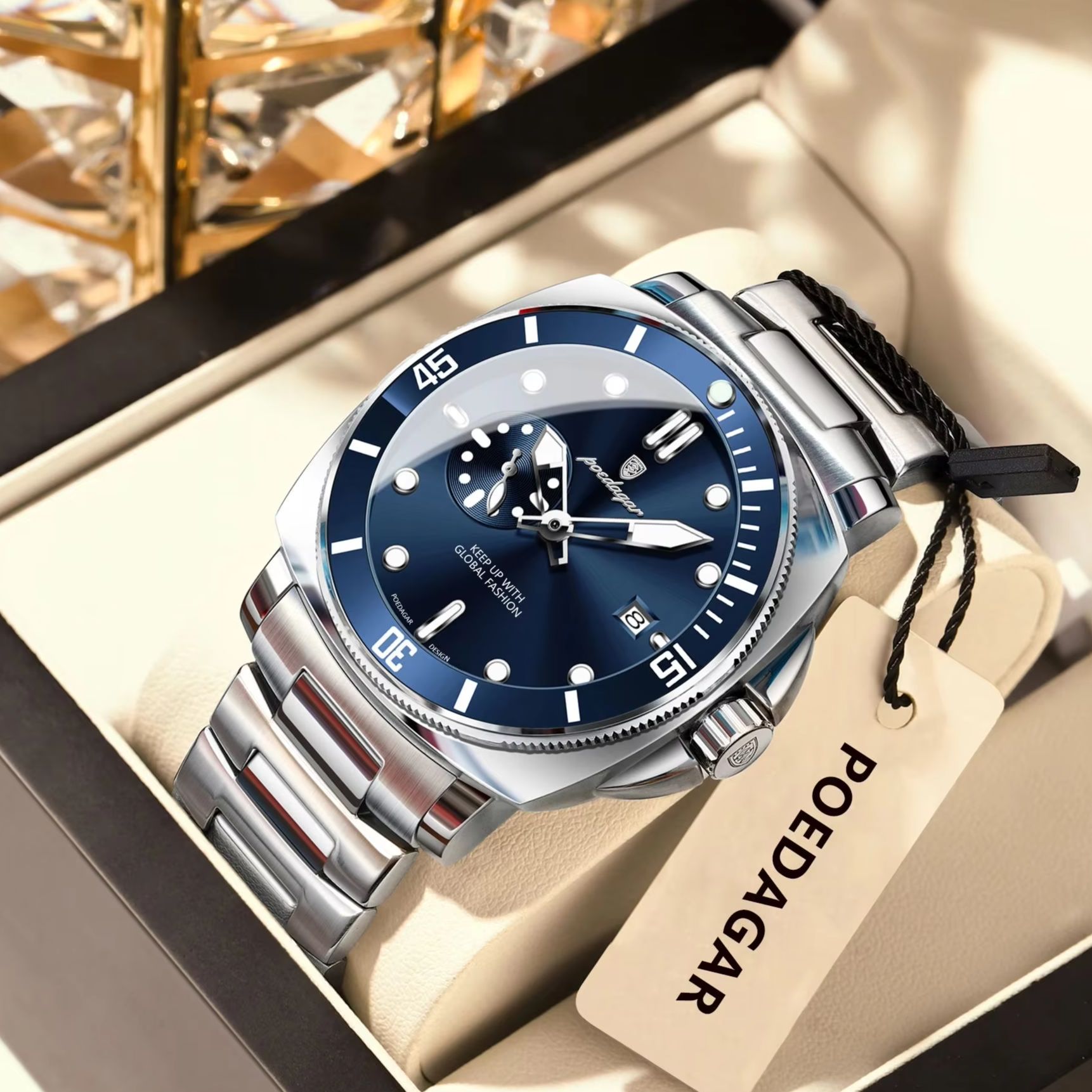 POEDAGAR, reloj de lujo a la m - Men'S Fashion Zone reseña y precio