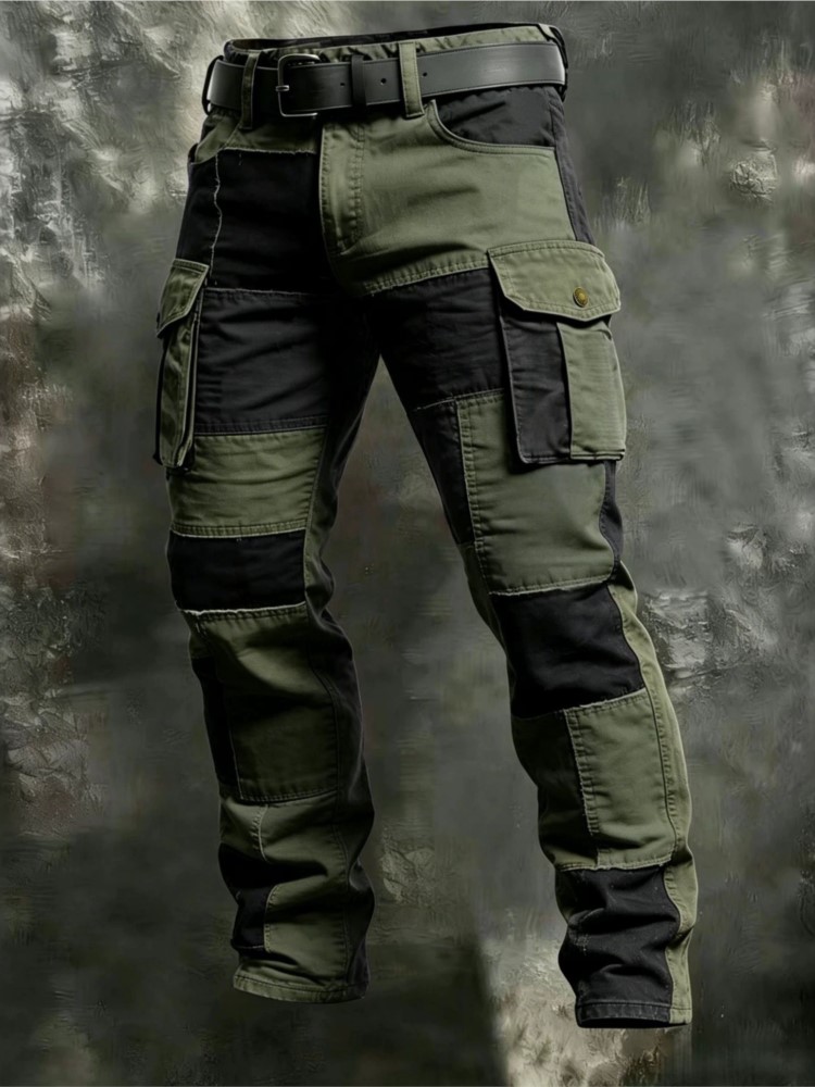 Pantalones Cargo de Algodón pa - Men'S Fashion Khaki Pants reseña y precio