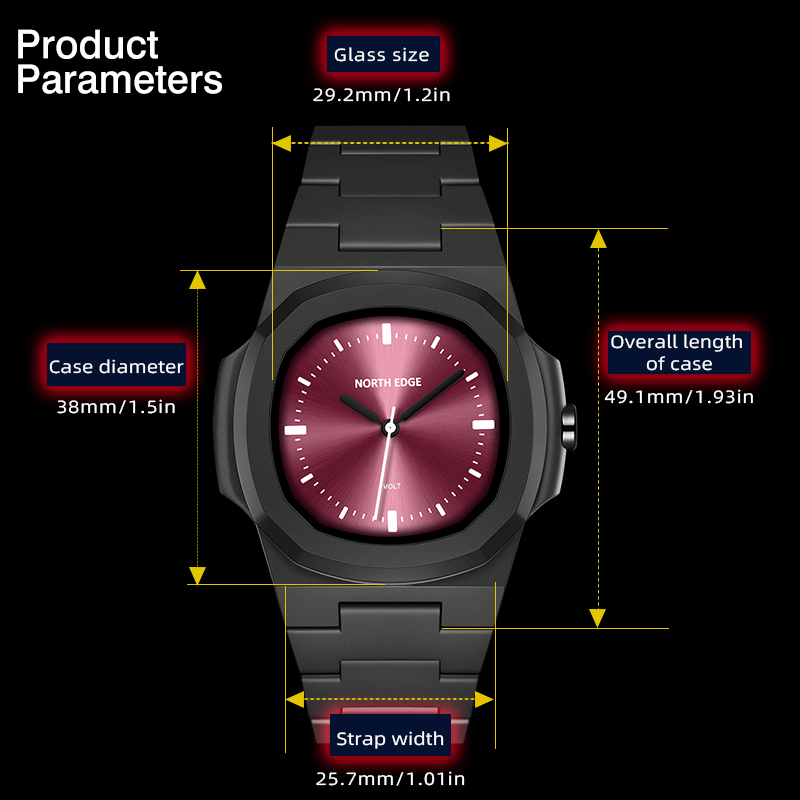 Reloj NORTH EDGE para hombre,  - Men'S Fashion Box reseña y precio