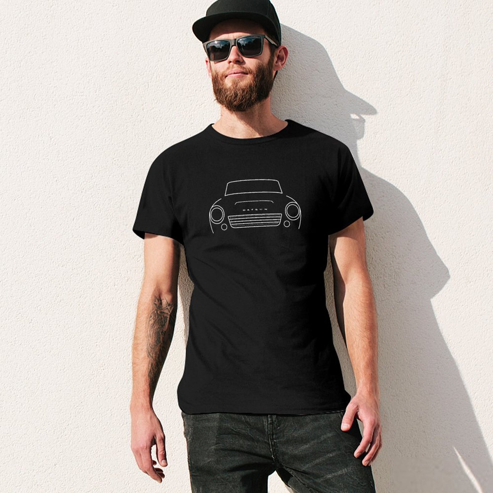 Camiseta con estampado de letr - Men'S Fashion 1960S reseña y precio