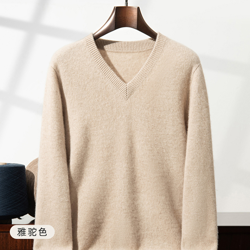 Suéter de cachemira grueso par - Men'S Fashion V Neck Sweater reseña y precio