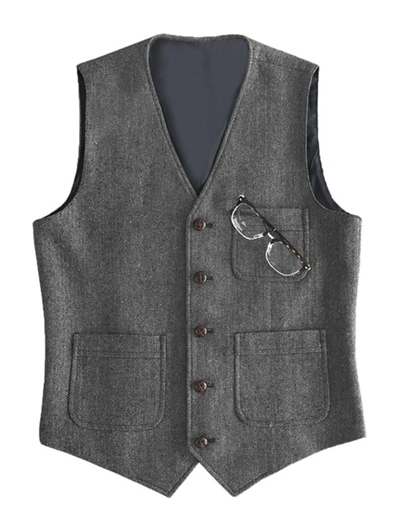 Traje formal para hombre, cuel - Formal Waistcoat Vest reseña y precio