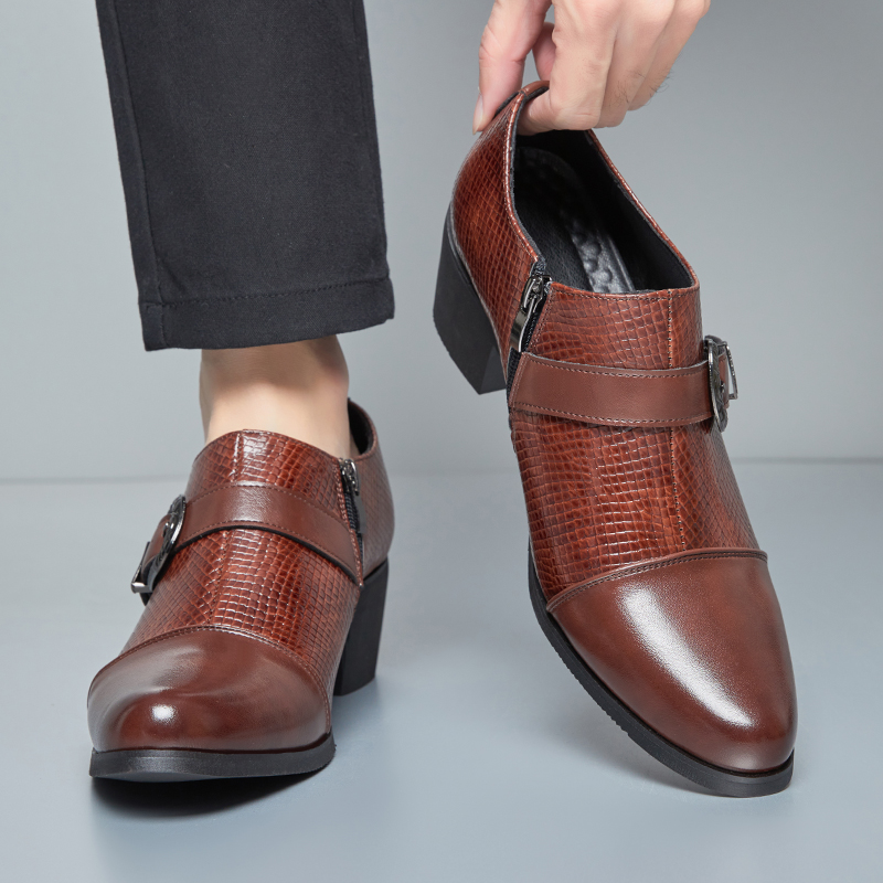Zapatos de cuero de tacón alto - Men'S Fashion Formal reseña y precio