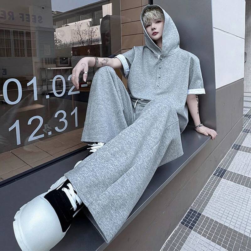 LUZHEN Conjunto de Dos Piezas  - Men'S Fashion Loose Pants reseña y precio