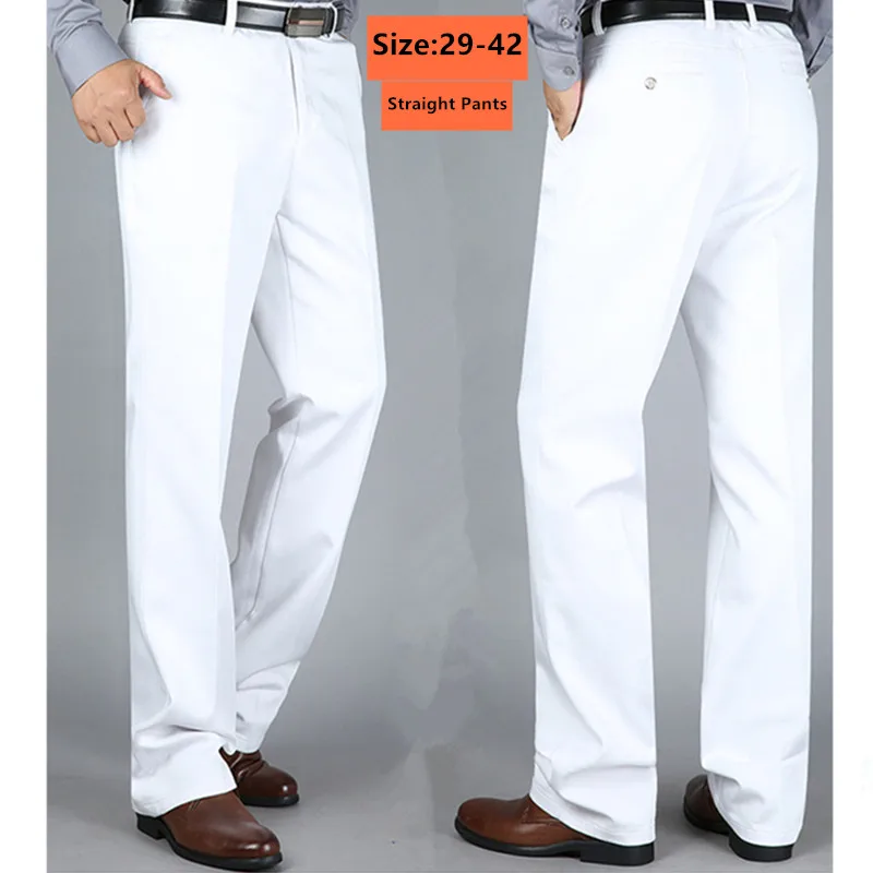 Pantalones blancos para hombre - Formal Trouser Stretch reseña y precio