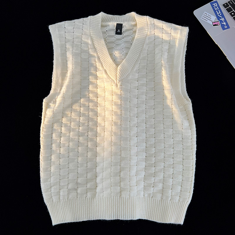 Suéter para hombre, chaleco bá - Men'S Fashion V Neck Sweater reseña y precio