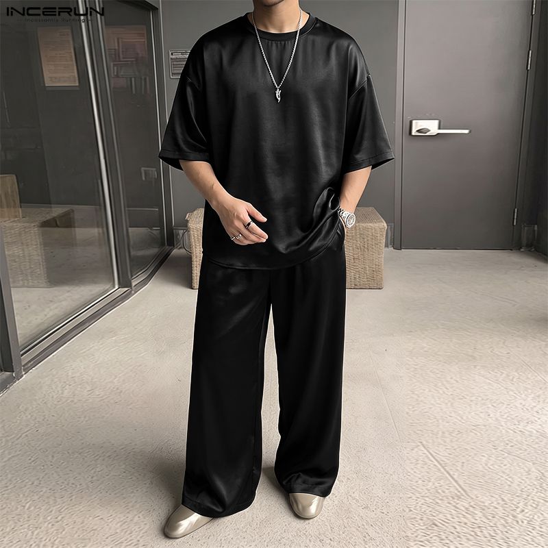 Conjuntos INCERUN para Hombre, - Men'S Fashion Loose Pants reseña y precio