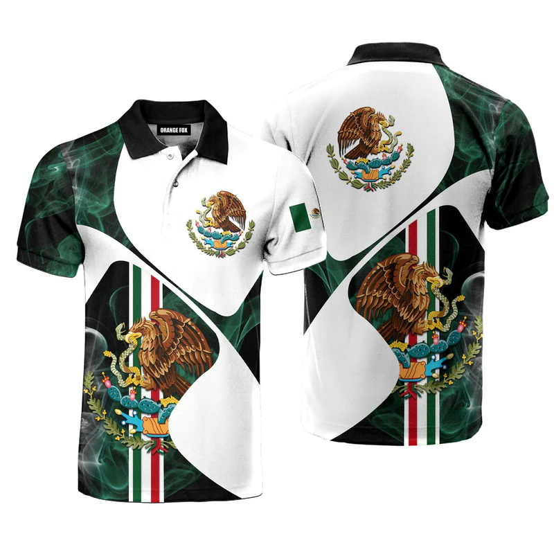 Polo con estampado 3D de la ba - Mens Fashion Mexico reseña y precio