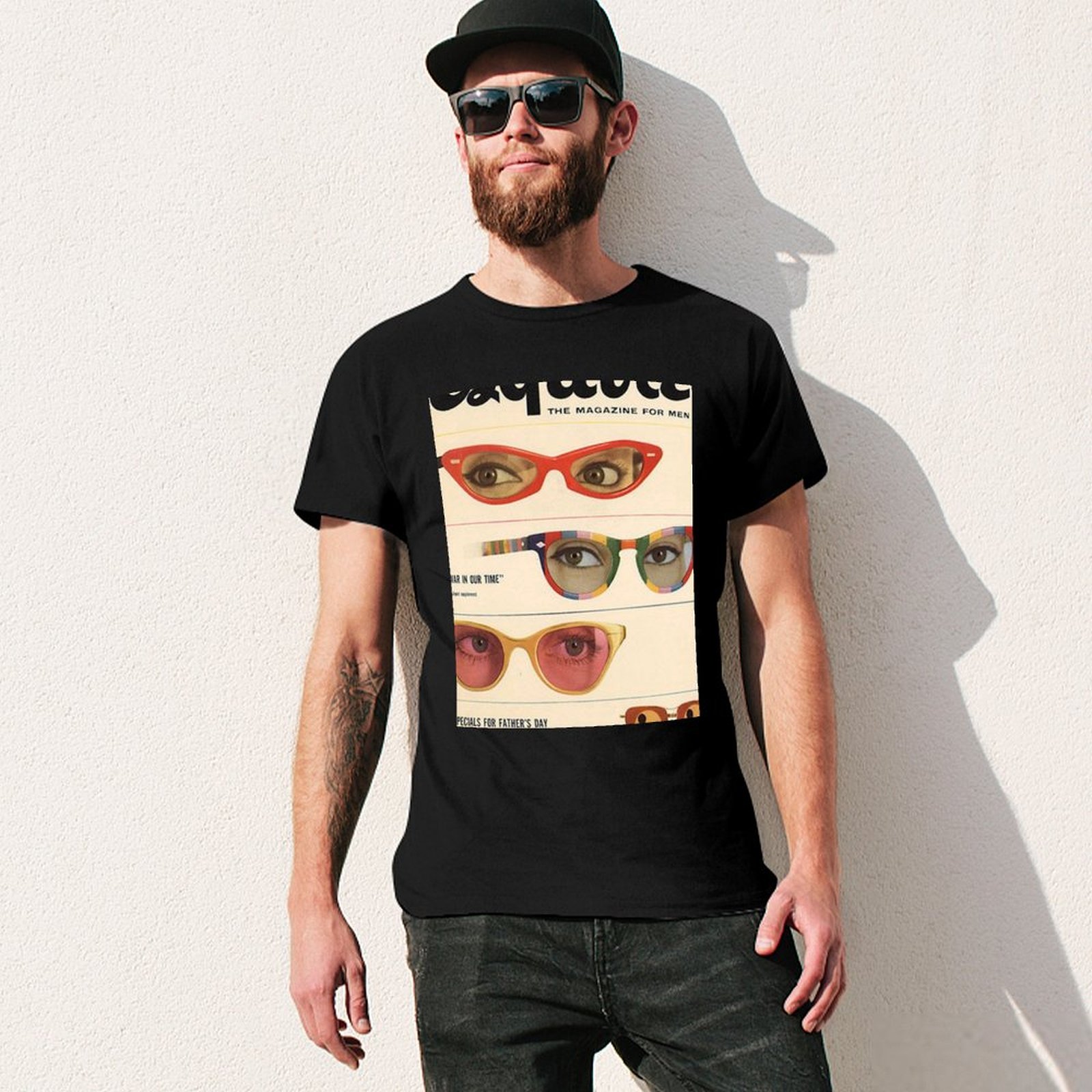 Camiseta de moda retro con est - Men'S Fashion 1960S reseña y precio