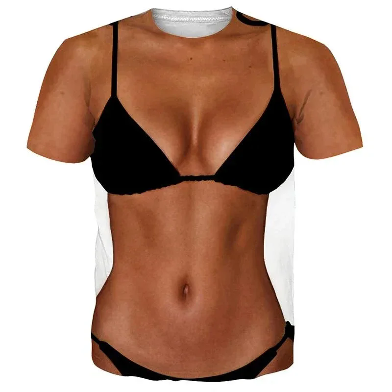 Camiseta con estampado 3D de c - Muscle Tee Workout reseña y precio