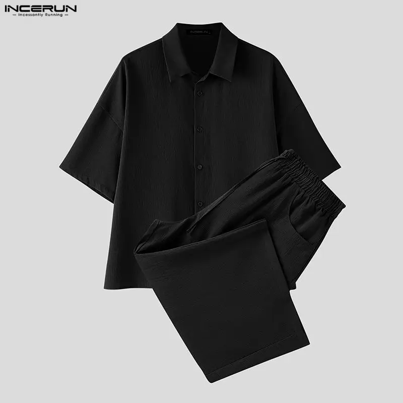 Conjuntos INCERUN para Hombre, - Men'S Fashion Loose Pants reseña y precio