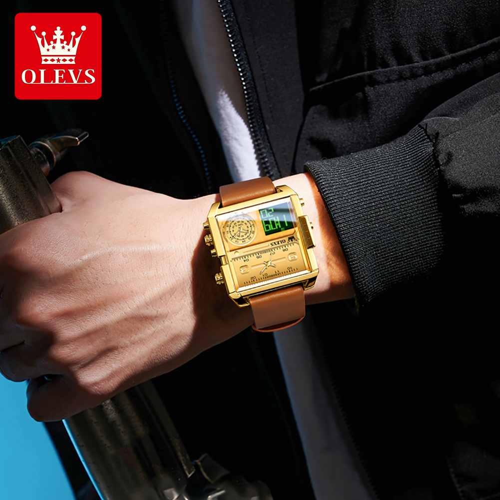 OLEVS 1101 Reloj de pulsera de - Men'S Fashion Zone reseña y precio