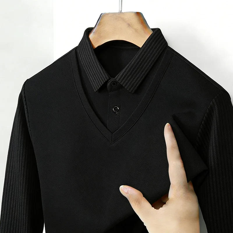 Camisa de Hombre con Cuello en - Mens Fashion Casual reseña y precio