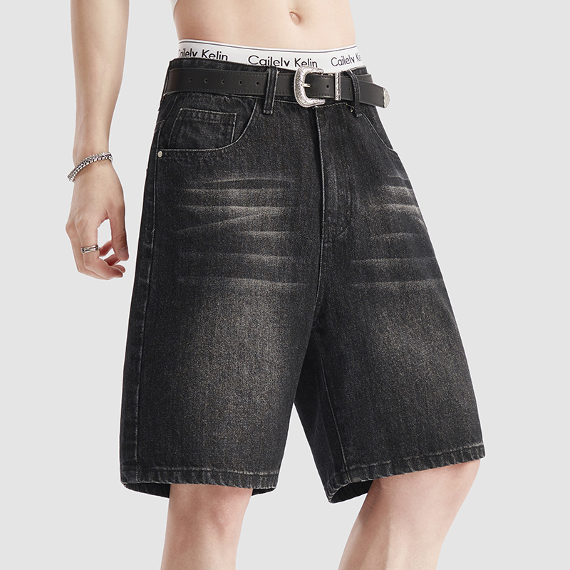 Pantalones Cortos de Mezclilla - Men'S Fashion Loose Pants reseña y precio
