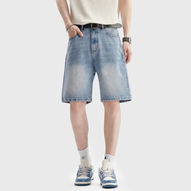 Pantalones Cortos de Mezclilla - Men'S Fashion Loose Pants reseña y precio