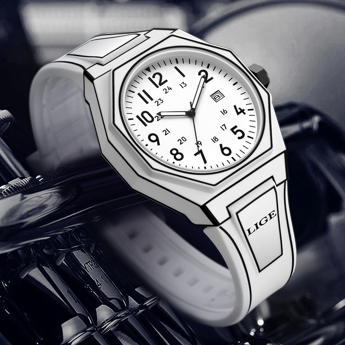 LIGE, nuevo reloj para hombre, - Men'S Fashion Box reseña y precio