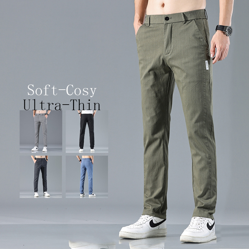 Pantalones Delgados Elásticos  - Formal Trouser Stretch reseña y precio