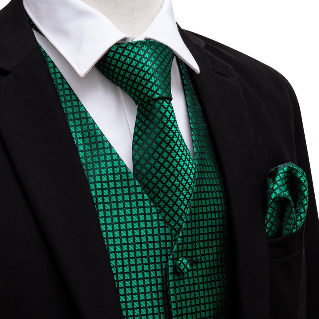 Chaleco de traje verde para ho - Formal Waistcoat Vest reseña y precio