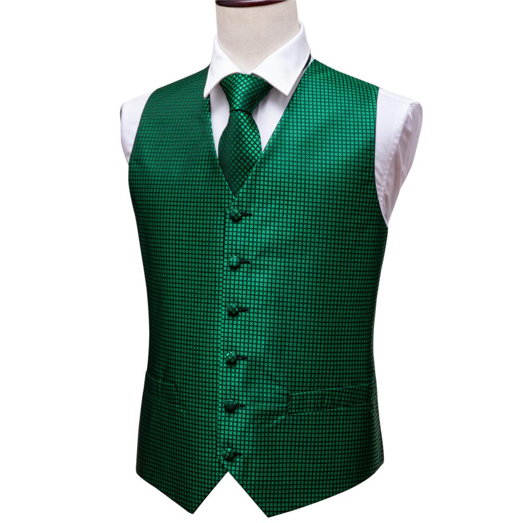 Chaleco de traje verde para ho - Formal Waistcoat Vest reseña y precio