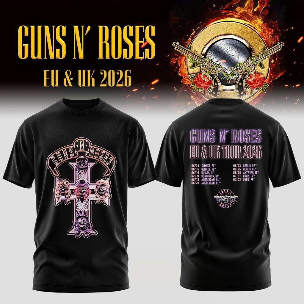 Camiseta Gráfica Guns N Roses  - Men'S Fashion Uk reseña y precio