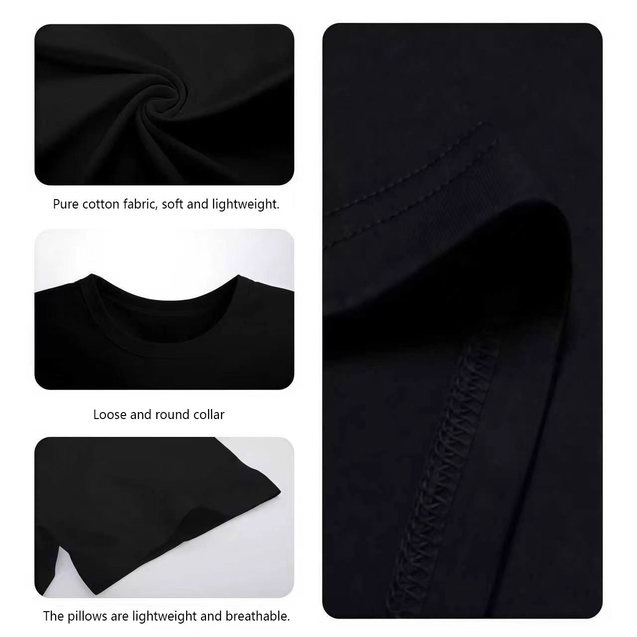 Camiseta de manga corta casual - Mens Fashion Black Shirt reseña y precio