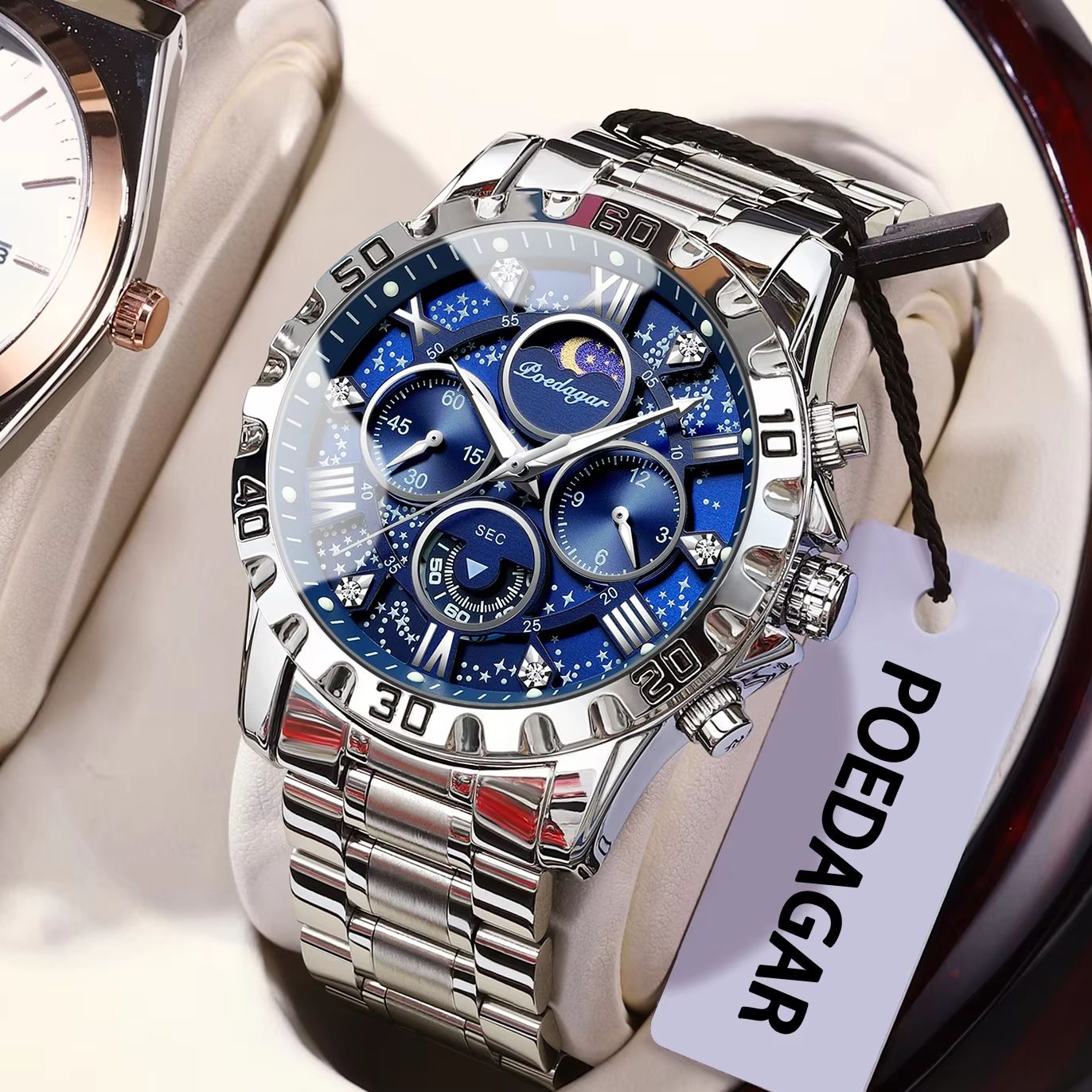 Reloj POEDAGAR de lujo a la mo - Men'S Fashion Zone reseña y precio