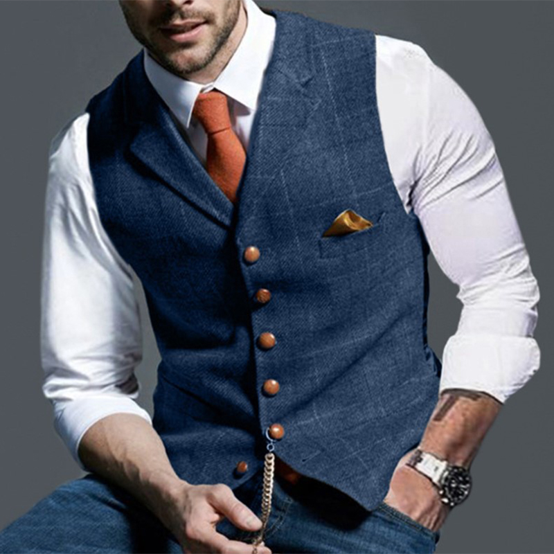 Chalecos de moda para hombre,  - Formal Waistcoat Vest reseña y precio