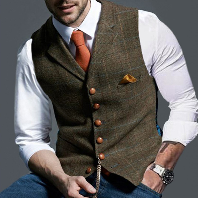 Chalecos de moda para hombre,  - Formal Waistcoat Vest reseña y precio