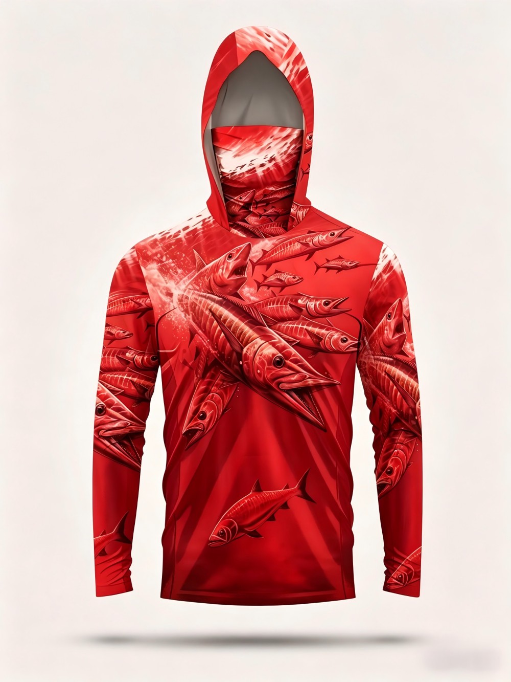 Camiseta de Pesca con Capucha  - Mens Fashion Casual reseña y precio