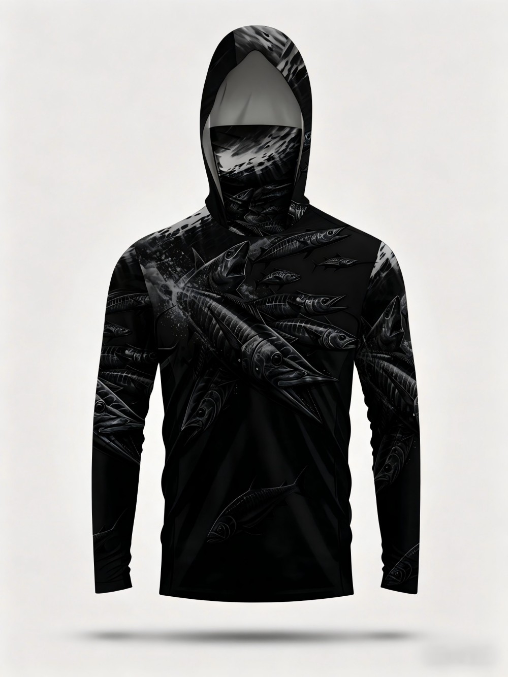 Camiseta de Pesca con Capucha  - Mens Fashion Casual reseña y precio